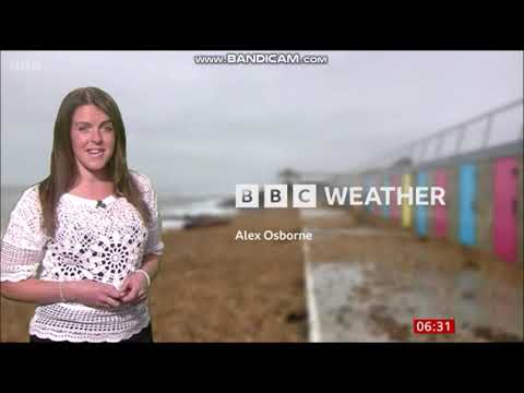 (HD) Alex Osbourne BBC ONE Points West weather April 12th 2023 - 60 fps