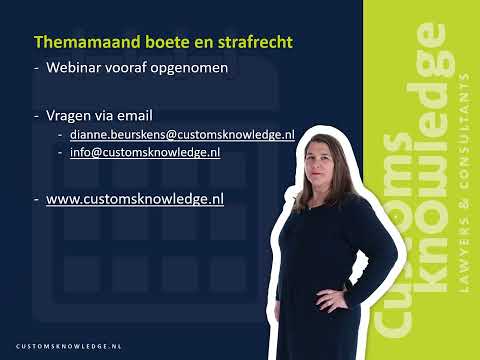 2022-11-10 Webinar Boete en strafrecht