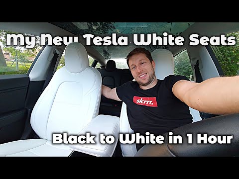 Change Tesla Model 3 Seats Color | Best Vegan Leather Seat Covers