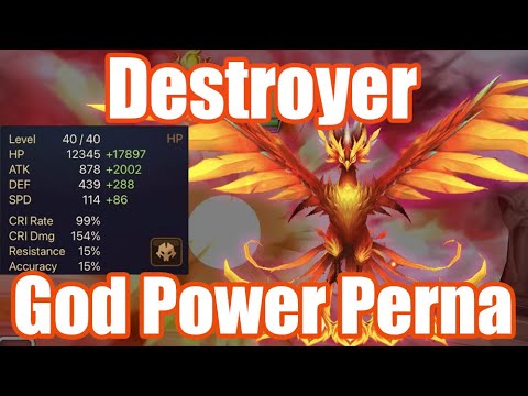 【Summoners War | Curry's RTA】The Destroyer God Power Perna, he has been great performer this season!