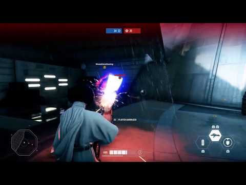 Glitch, Leia pushed into and then stuck on the wall - STAR WARS™ Battlefront™ II