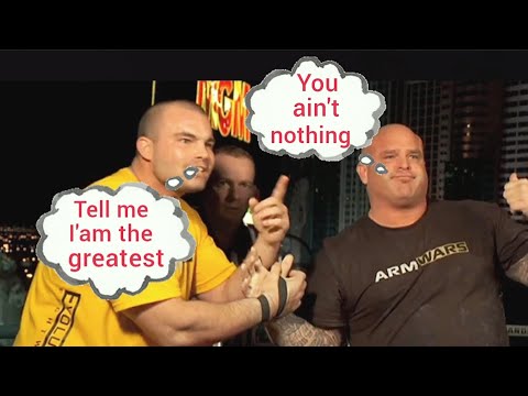 Travis Bagent and Don Underwood exchange trash talk