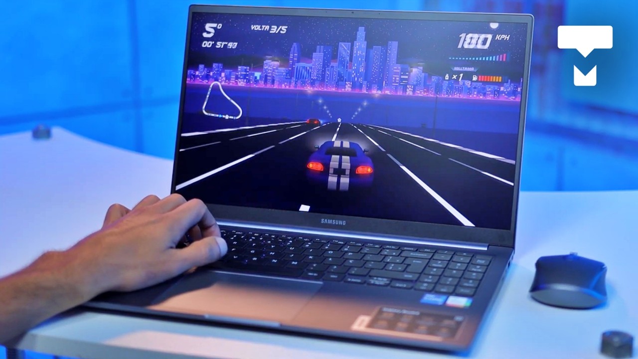 Miniatura da avaliação em vídeo de Notebook Samsung Galaxy Book4 Intel Core i7-1355U 16GB RAM 512GB SSD 15.6" Full HD