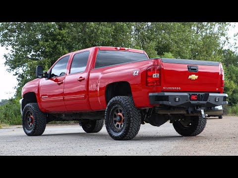 Chevrolet Silverado 2500 and 3500 Rear LED Bumper by Rough Country