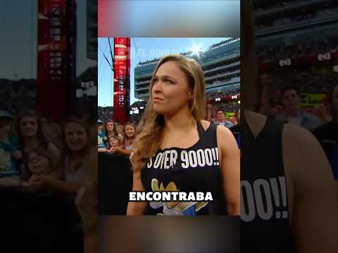 Pensó que por ser mujer podría hacer lo que quisiera #wwe #wrestling #therock #rondarousey