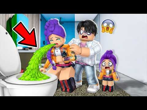 RUMI N'ARRÊTE PAS DE VOMIR 🤮, ELLE EST TRÈS MALADE DANS ROBLOX BROOKHAVEN RP