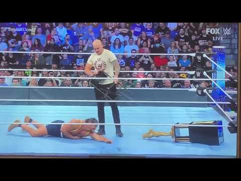 Happy Corbin Attacks Madcap Moss! WWE Friday Night Smackdown! 5/13/22