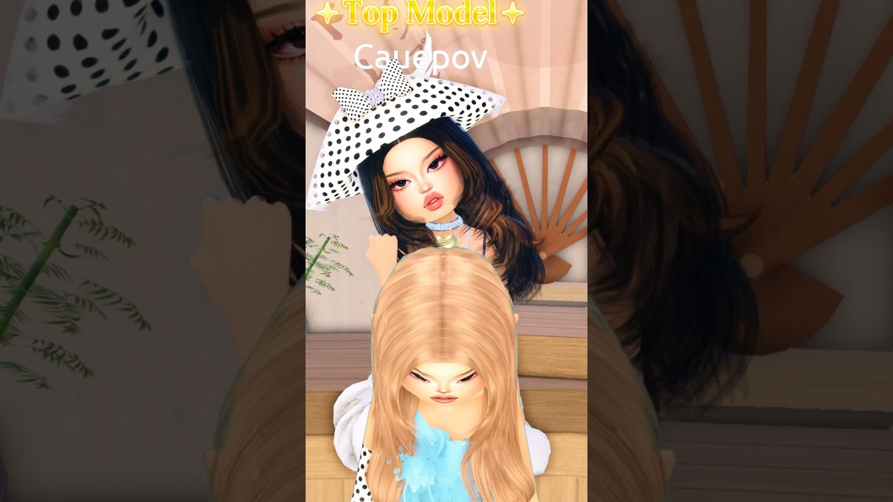 KATSEYE PINKY UP in DRESS TO IMPRESS 🍵 #roblox #dresstoimpress #dti #katseye #shorts