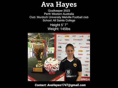 Ava Hayes - 2023 Goalkeeper - College Recruiting Highlight Video 2