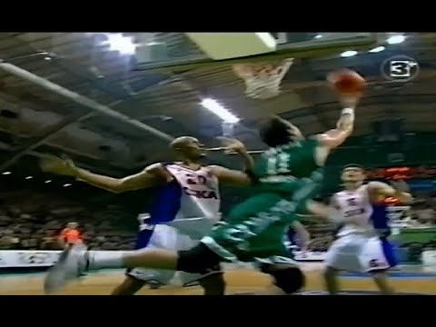 Sabonis vs CSKA Moscow (2004)