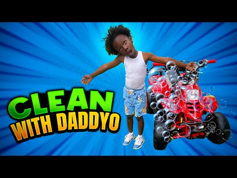 Clean the four wheeler with DaddyO !