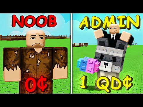 $0 To $1 QUADRILLION Using ADMIN In Grow A Garden 🍅 (MEMES)