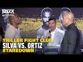Anderson Silva vs. Tito Ortiz Have Tense Press Conference Staredown | Triller Fight Club