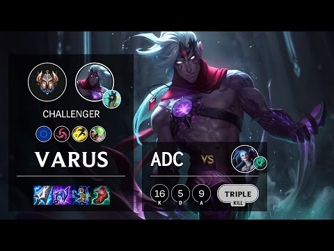 Varus ADC vs Jinx - EUW Challenger Patch 11.8