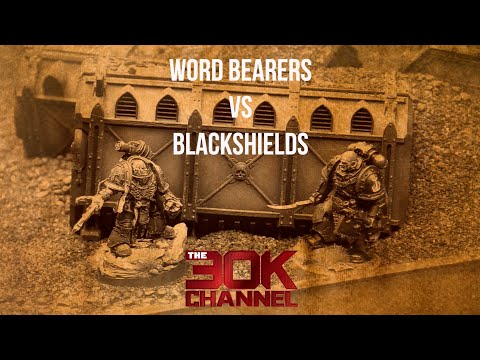 HORUS HERESY BATTLE REPORT - Word Bearers vs Blackshields