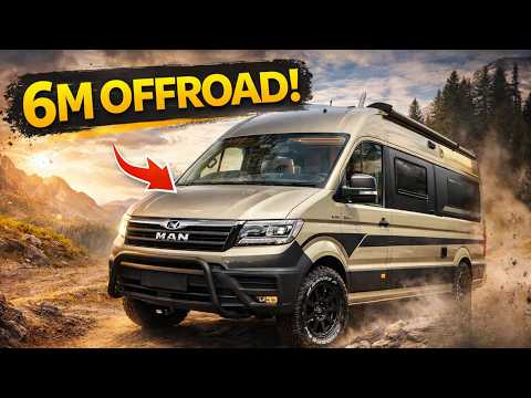 6 Meter Wohnmobil – Mega Mobil Classic 600 S auf MAN TGE als Offroad-Kastenwagen