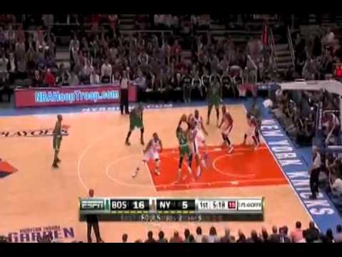 2011.04.22 NBA Playoffs BOS NY R1G3 (Rondo's Triple Double)