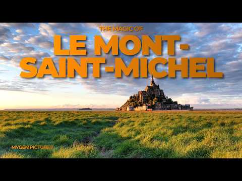 A MÁGICA DE LE MONT-SAINT-MICHEL (FRANÇA) | 4K | Uma das vistas mais inesquecíveis da Europa por drone