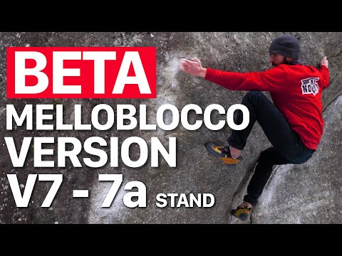 MELLOBLOCCO VERSION - V7 (7a) Stand - Boulder BETA | Val di Mello | #boulder #nogripbeta