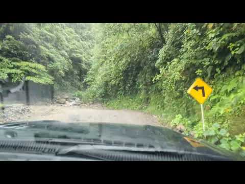 Driving the Trampoline of Death Road in Colombia with a truck camper