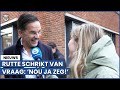 Gesprek met stemmende Rutte neemt onverwachte wending: ‘Geweldig!’