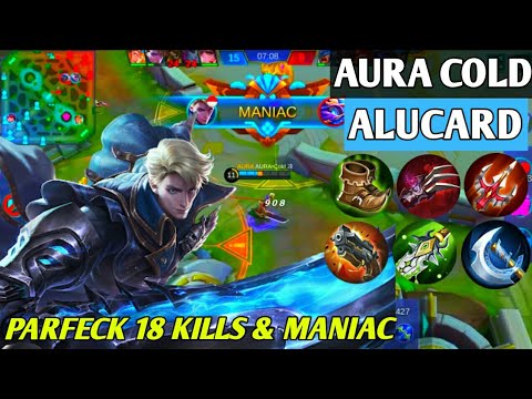 Aura cold alucard it's back gila sampe 18 kills 1maniac l mobile legend
