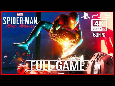 SPIDER-MAN: MILES MORALES PS5 Full Gameplay Walkthrough (4K 60FPS) No Commentary Ultra HD