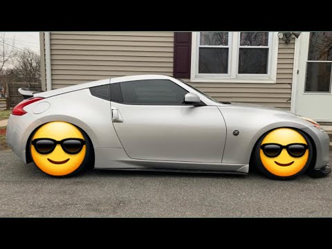 Put new wheels on my 370Z 20x10.5 front , 20x12 on the back!