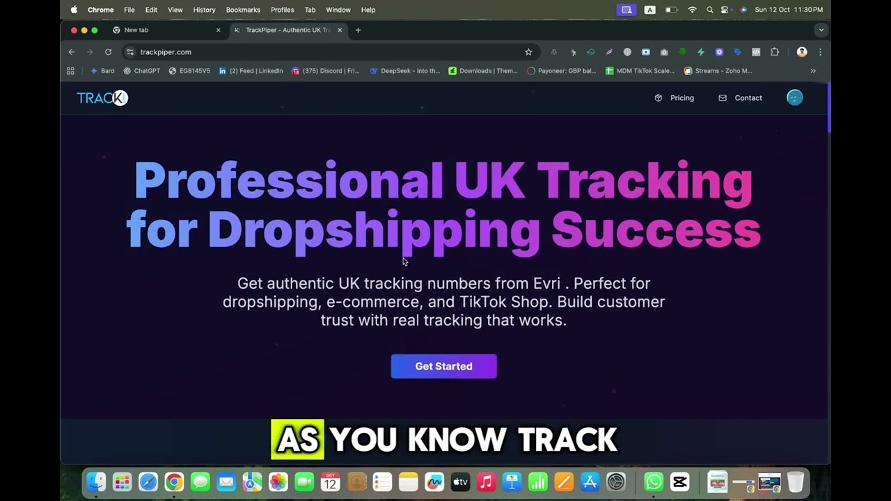 TrackPiper Tutorial 2025 | How to Generate Tracking Numbers for TiktokShopUK Step-by-Step guide