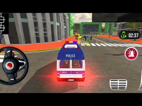Policeman Ambulance Van Driving - 911 Emergency Rescue Driving Simulator - Android Gameplay