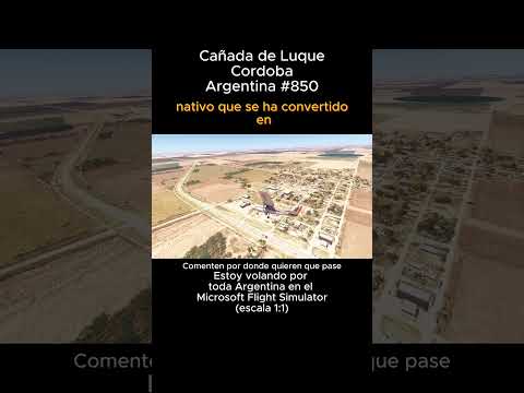 Cañada de Luque, Cordoba desde el Microsoft Flight Simulator #cañadadeluque #cordoba #msfs #joaha45