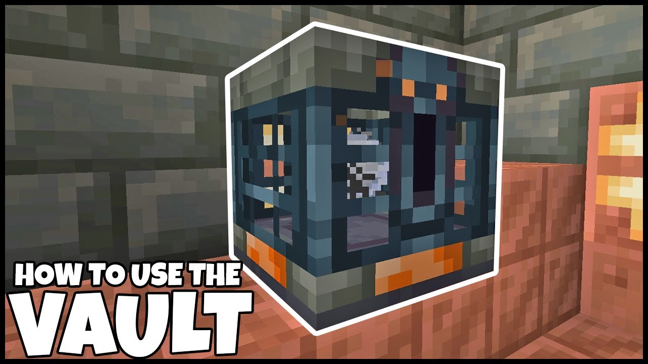 How To Use The VAULT In MINECRAFT