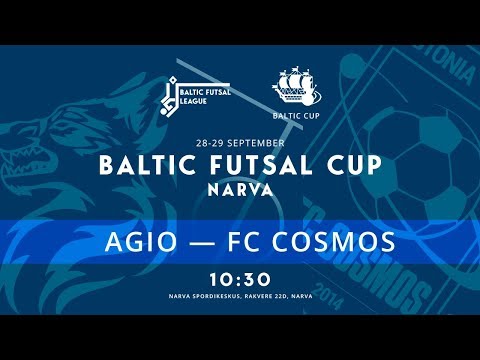 Baltic Futsal Cup. AGIO - FC Cosmos. Прямая трансляция РУС