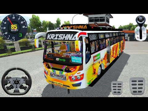 Offroad Ultimate Coach Bus Driving - Bus Simulator Indonesia - Best Android Gameplay #bussid