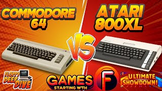 C64 vs Atari 800XL F Games Clash in Epic Rivalry 🕹️