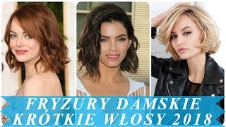 Fryzury Na Krótkie Włosy Damskie 2018 免费在线视频最佳电影电视节目