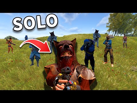 I Tried surviving SOLO On the most Populated Rust server