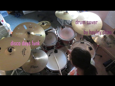 Disco Days Funk (www.FreeDrumlessTracks.net) Drum Cover