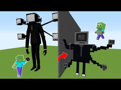 YAPI KAPIŞMALARINDA ARKADAŞIMI TELEVİZYON ADAM İLE TROLLEDİM 😱 - Minecraft