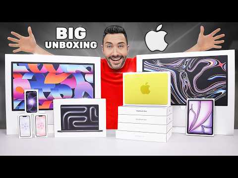 J'ai acheté Toutes Les Nouveautés Apple ! (Macbook Neo, Pro, iPhone 17e, Studio Display, iPad Air 7)