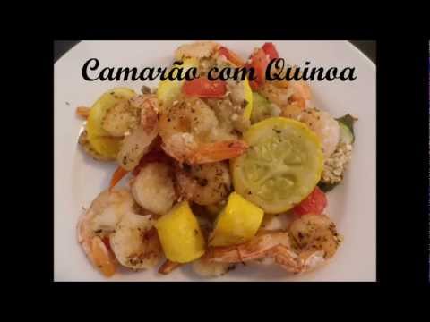 RECEITA: CAMARÃO COM QUINOA