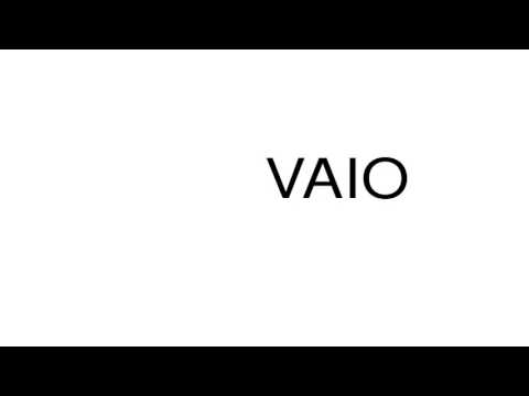How to pronounce VAIO