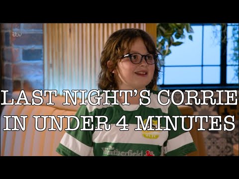 Last Night's Corrie in Under Four Minutes - 12 September 2022