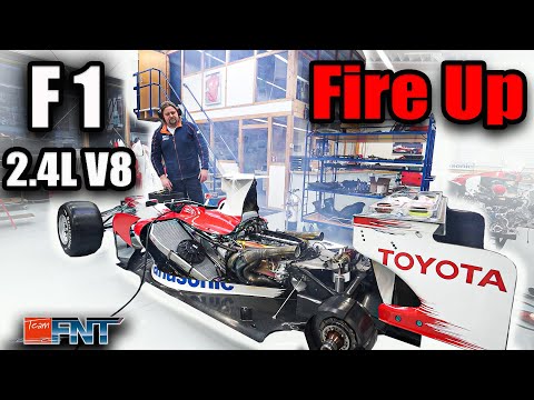 Team FNT – F1 2.4L V8 Fire Up! TOYOTA TF108