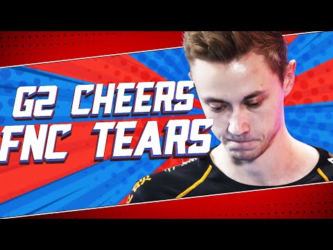 G2 CHEERS & FNC TEARS | WORLDS 2020 QUARTER FINALS FUNTAGE - League Of Legends