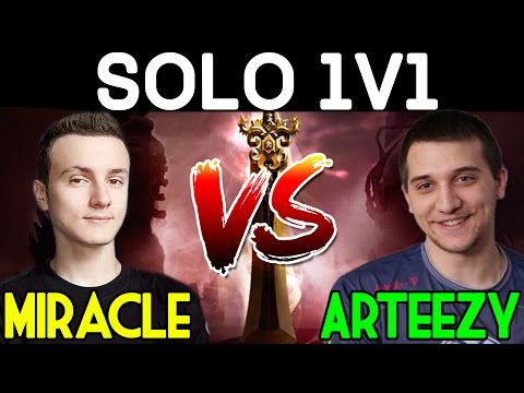 Miracle- vs Arteezy - Solo 1v1 Shadow Fiend - DAC 2017 Dota 2