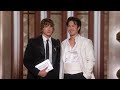 Connor Storrie Hudson Williams Present Best Supporting Female Actor TV 83rd Golden Globes