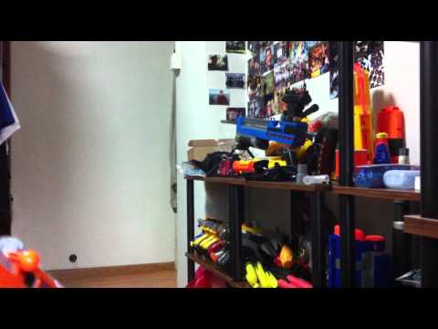 trigger modded + bolt-action breeched in-line clip Shadow Hawk 100