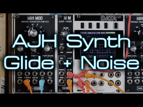 AJH Synth Glide + Noise // busboard pitch distribution, slew/lag and noise sources for Eurorack