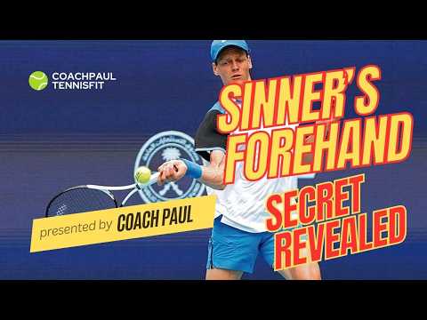 Jannik Sinner Forehand Secret! Footwork & Technique Tips ⚡